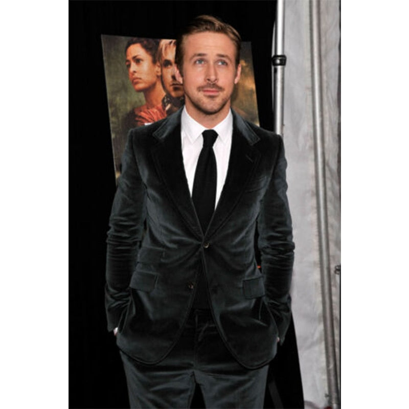 Groom Wear Tuxedos Groomsmen Suits men Wedding Suits Prom Suits Prom Dresses Evening Dress Velvet Two Pieces Suit(Jacket+Pants)