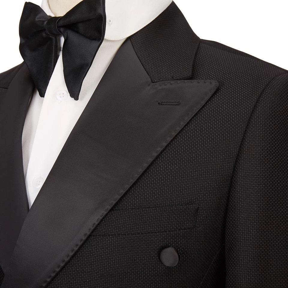 Costume homme Slim Fit Mariage Marié Smoking Soirée Chanteur 2 Pièces Blazer Pantalon Costume Formel