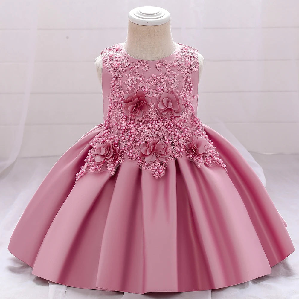 Robe de princesse pour bébé fille, tenue de baptême, costume de fête de Noël, pour anniversaire de 1 an