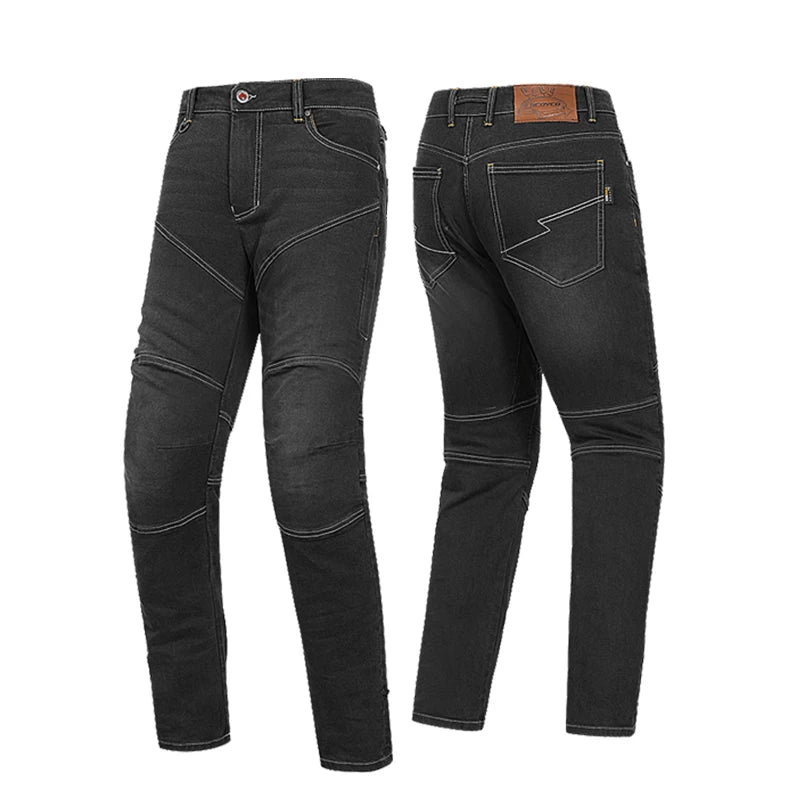 Retro Motorcycle Pants Men Breathable Moto Jeans Motobiker Motocross Riding Pants Have CE Knee Protective