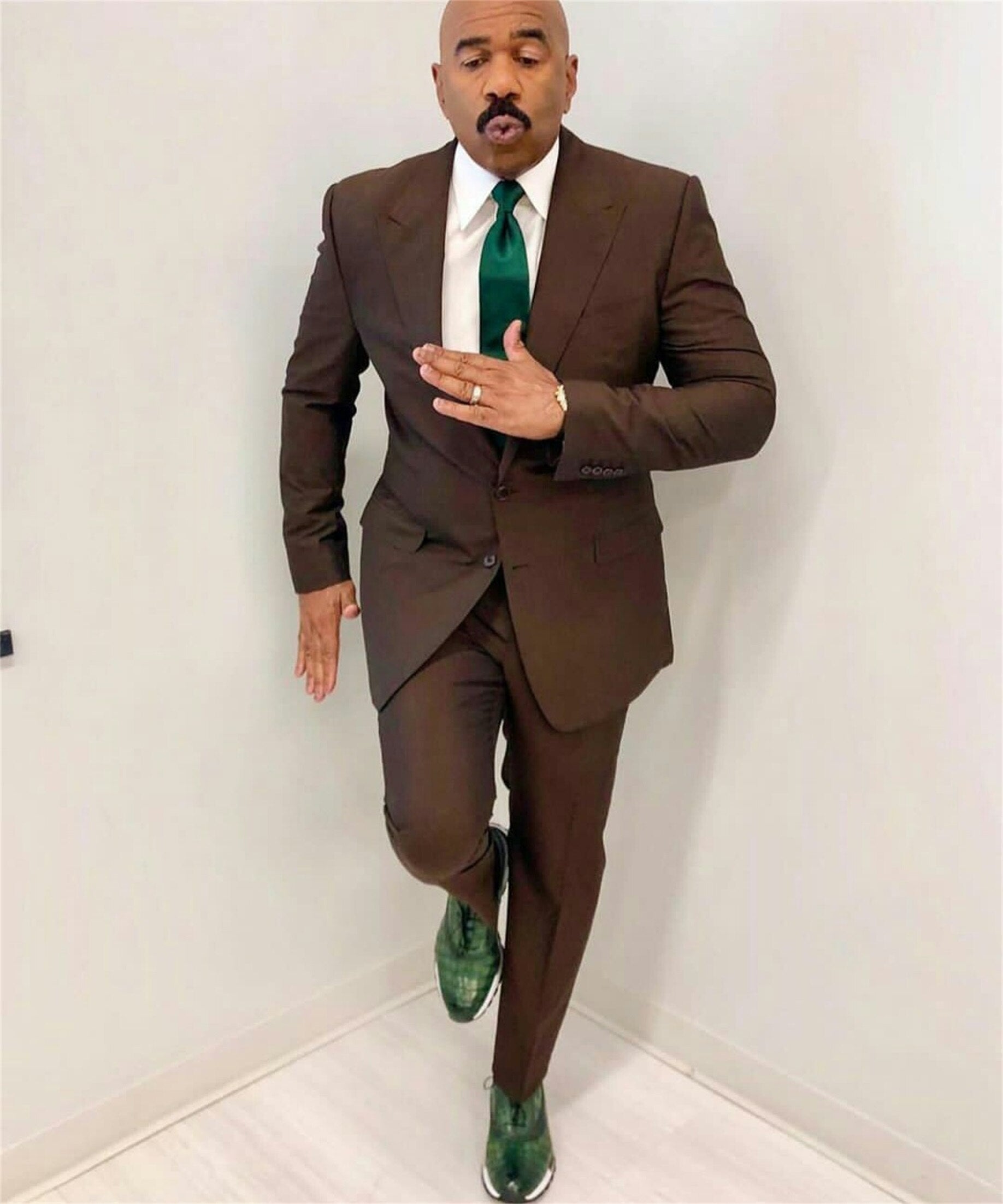 Costume d'hiver épais pour homme, veste et pantalon à deux boutons, pour marié, témoin, mariage, affaires 