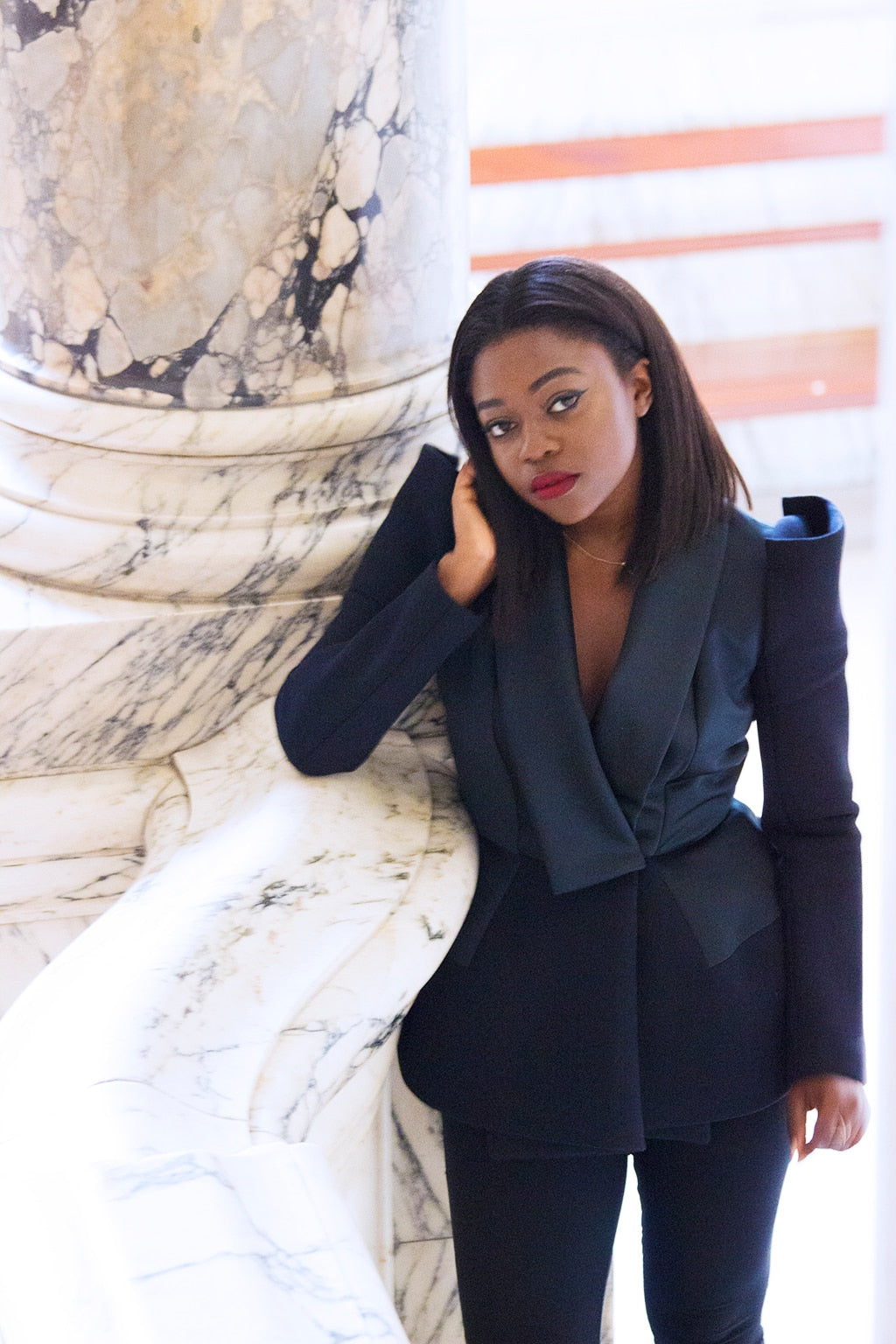 African Black Women Suits Summer Leisure Slim Fit Evening Party Prom Blazer Outfit Tuxedos (Jacket+Pants)