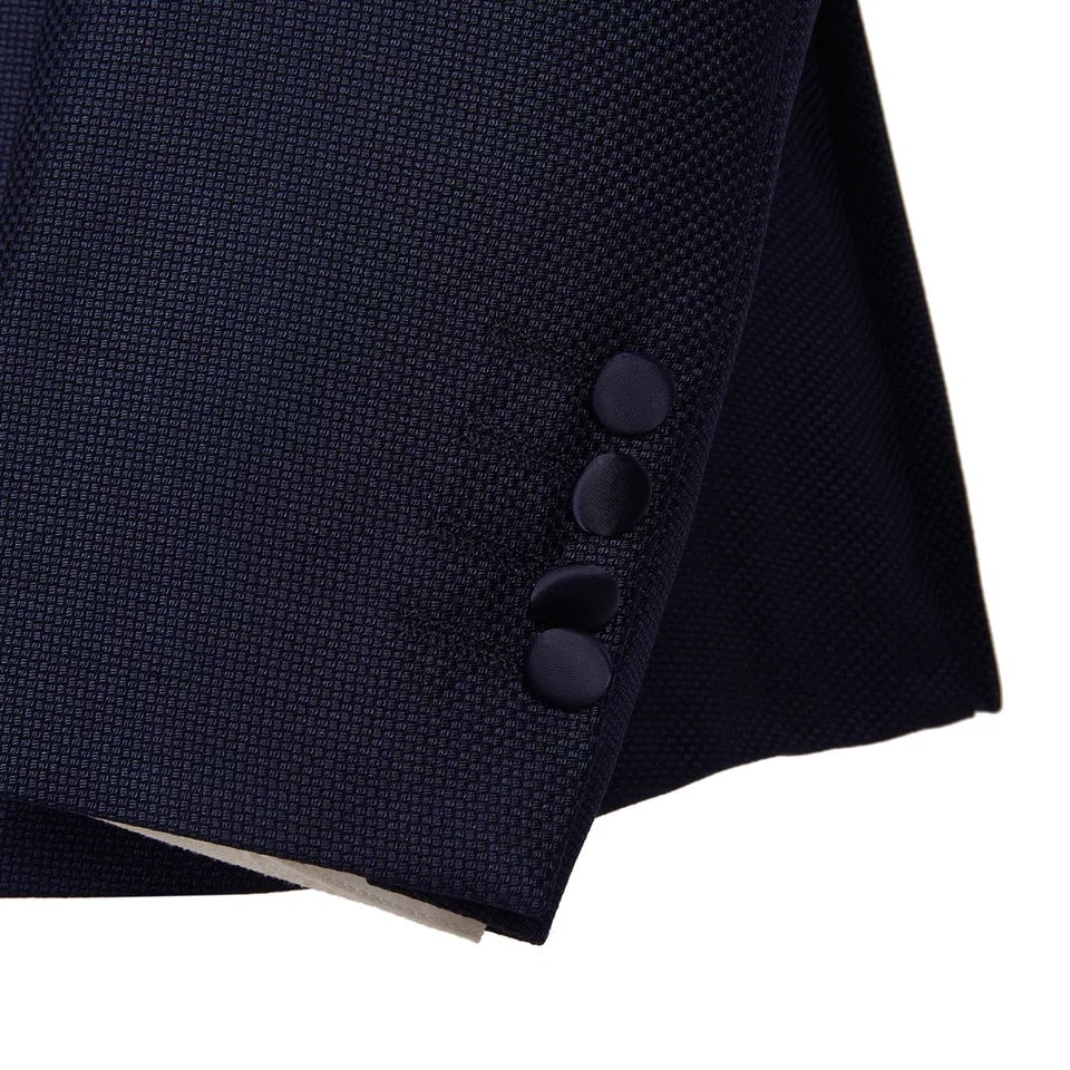 Costume homme Slim Fit Mariage Marié Smoking Soirée Chanteur 2 Pièces Blazer Pantalon Costume Formel
