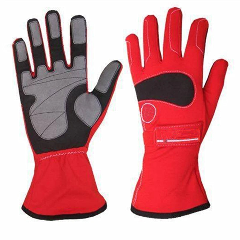 Auto Flame Retardant Suit Gloves F1 Car Racing Karting Venue Clothes Drift Coveralls ATV UTV Motorcycle Racer Kart Suit