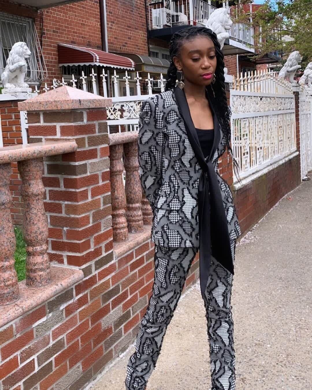 Costume 2 pièces personnalisé pour femme, pantalon léopard, blazer, tenue de soirée, de bal, de mariage, de bureau 