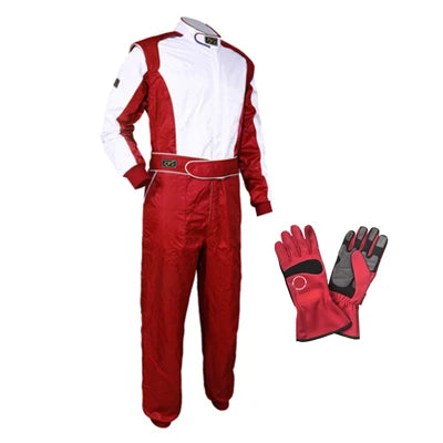 Auto Flame Retardant Suit Gloves F1 Car Racing Karting Venue Clothes Drift Coveralls ATV UTV Motorcycle Racer Kart Suit