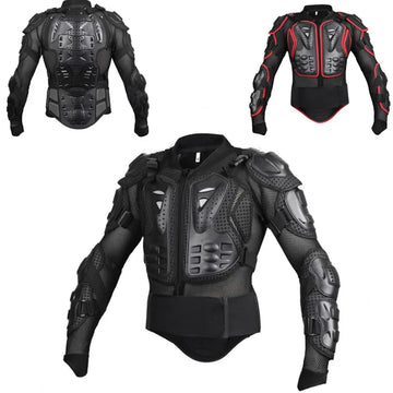 Motorcycle Jacket Racing Armor Protector Men Cycling ATV Motocross Body Protection Jacket Clothing Protective Gear Black / Red