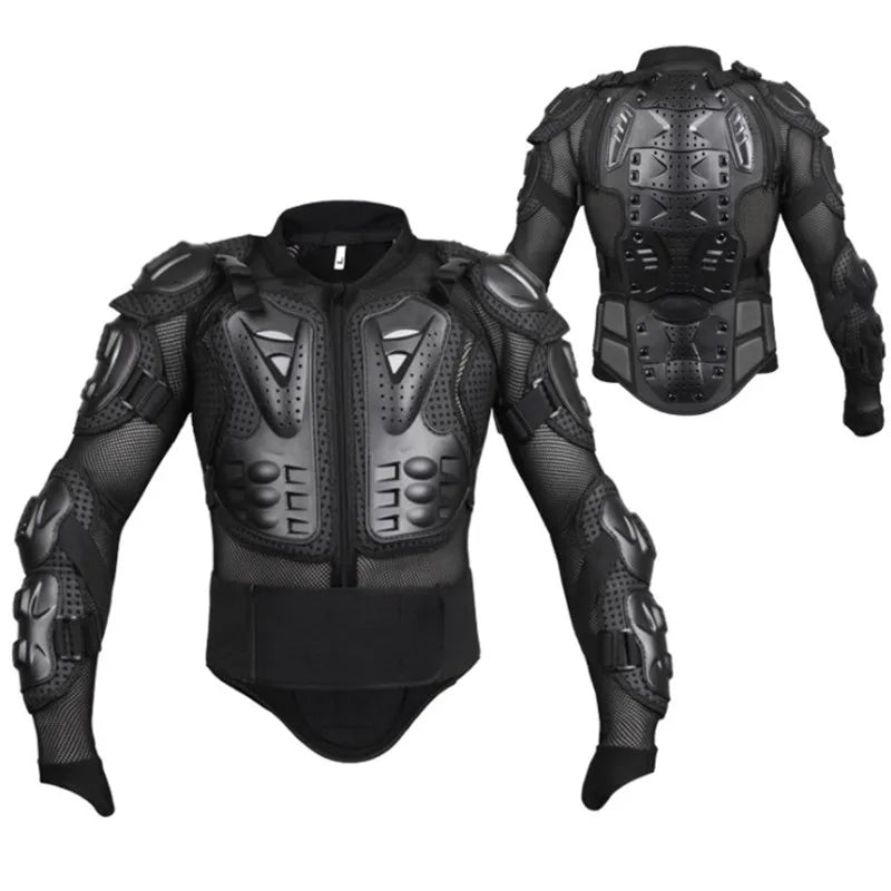Motorcycle Jacket Racing Armor Protector Men Cycling ATV Motocross Body Protection Jacket Clothing Protective Gear Black / Red