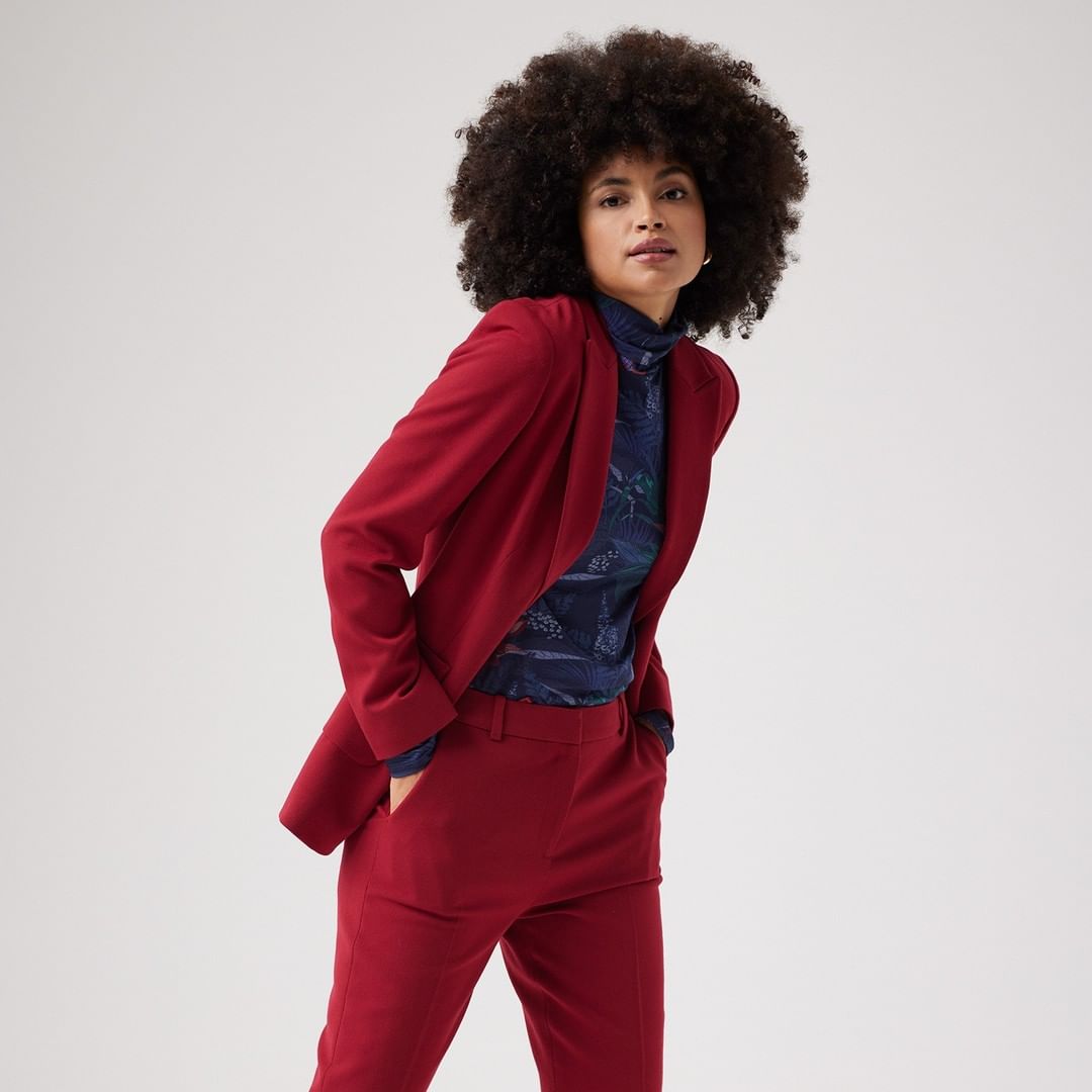 Hand Made Women Blazer Suits Street Power Slim Fit Evening Party Formal Outfit Wedding Wear 2 Pieces