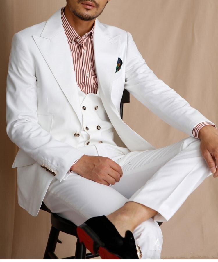 Costume 3 pièces pour marié, veste, pantalon, cravate, gilet, smoking, robe de mariée, blazer, bal de promo 