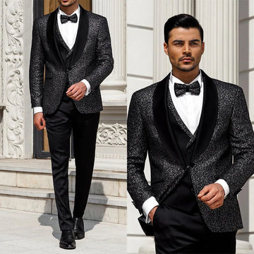 Handsome Slim Business Men Suits With Two Pieces Jacket Vest Custom Made Designer Wedding Party Formal Occasion