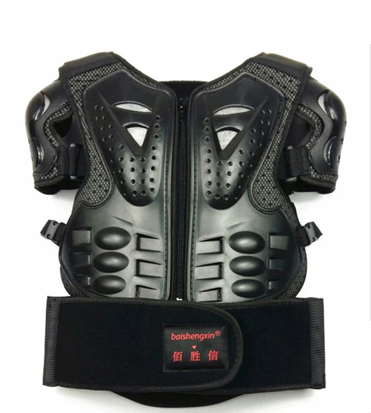 4-15 Years Youth Child Motocross Body Protect Vest Armor Kids Motorcycle Skating Elbow Knee Guard Boys Girls Cycling Waistcoat