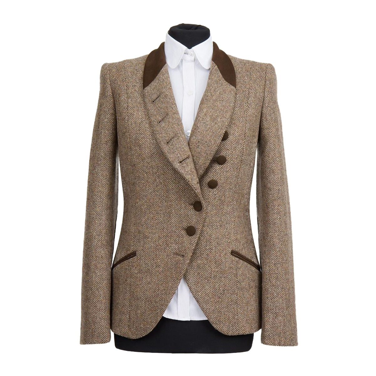 Manteau à chevrons pour homme, une pièce, blazer d'affaires, veste croisée, chaud, slim, mariage, marié, formel, travail, fête, décontracté, sur mesure