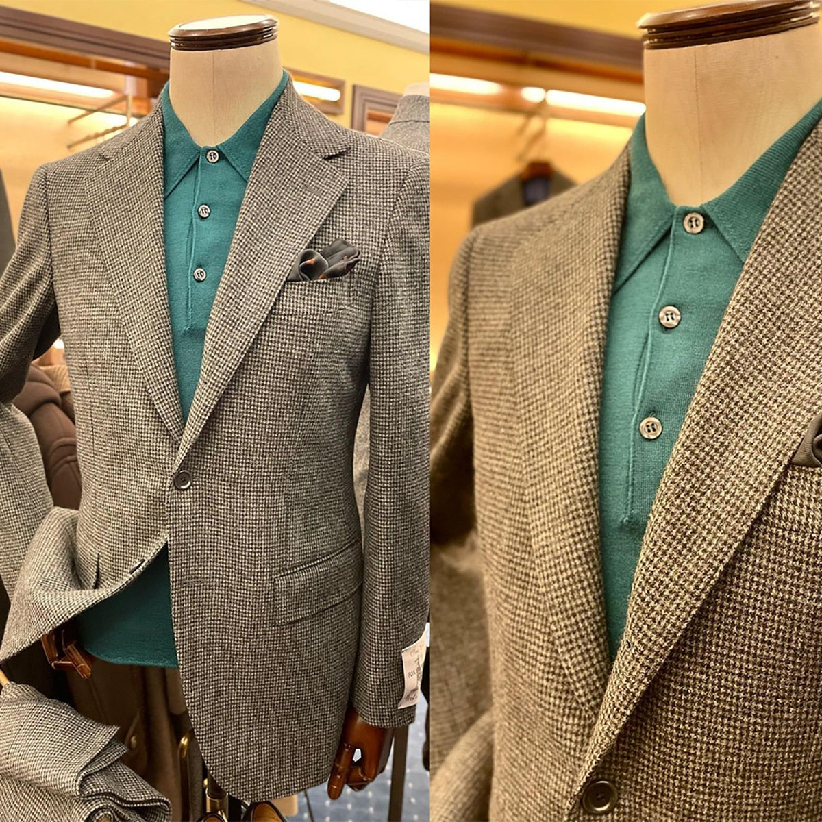 Costume 2 pièces pour homme, blazer et pantalon, simple boutonnage, tenue de travail décontractée pour mariage et soirée