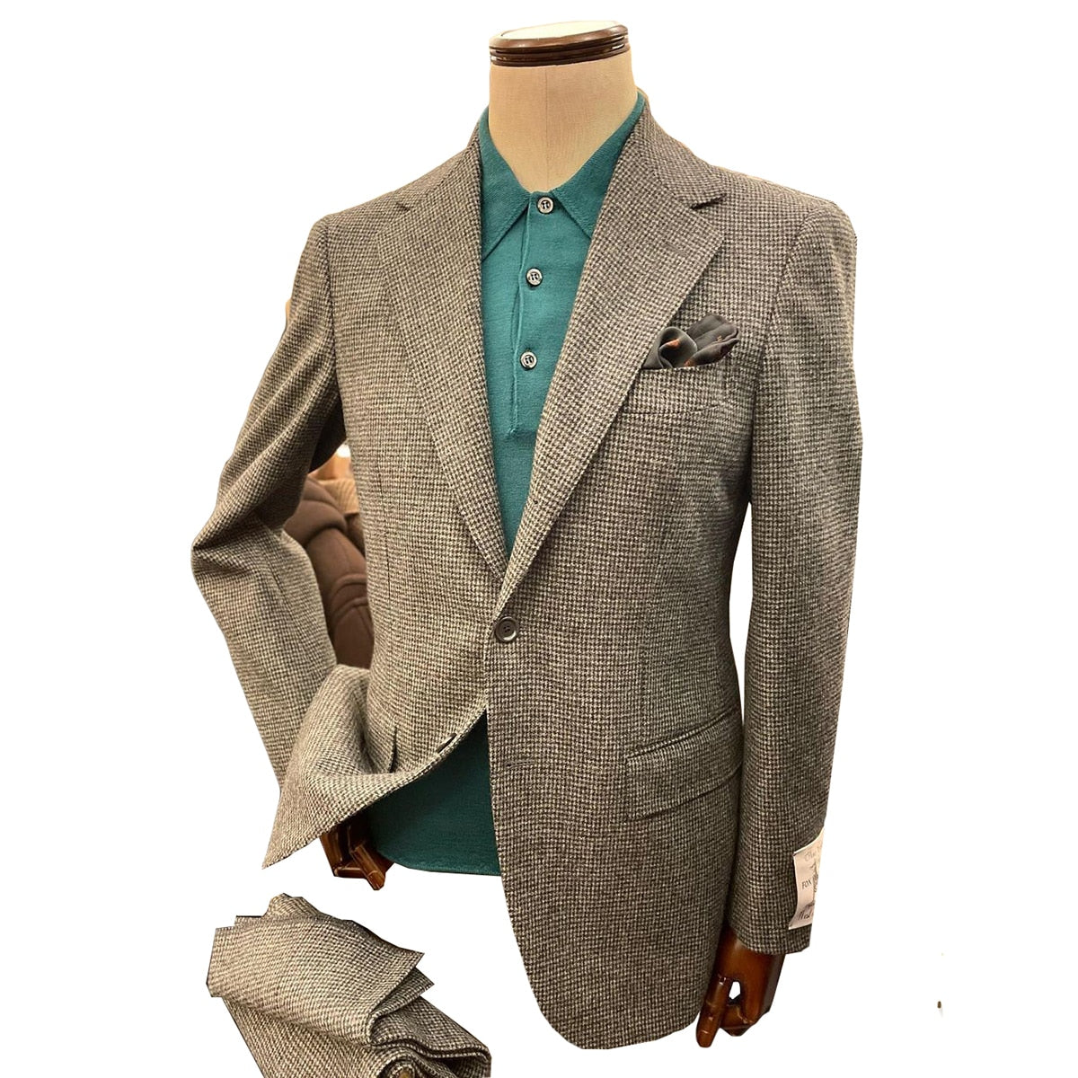 Costume 2 pièces pour homme, blazer et pantalon, simple boutonnage, tenue de travail décontractée pour mariage et soirée