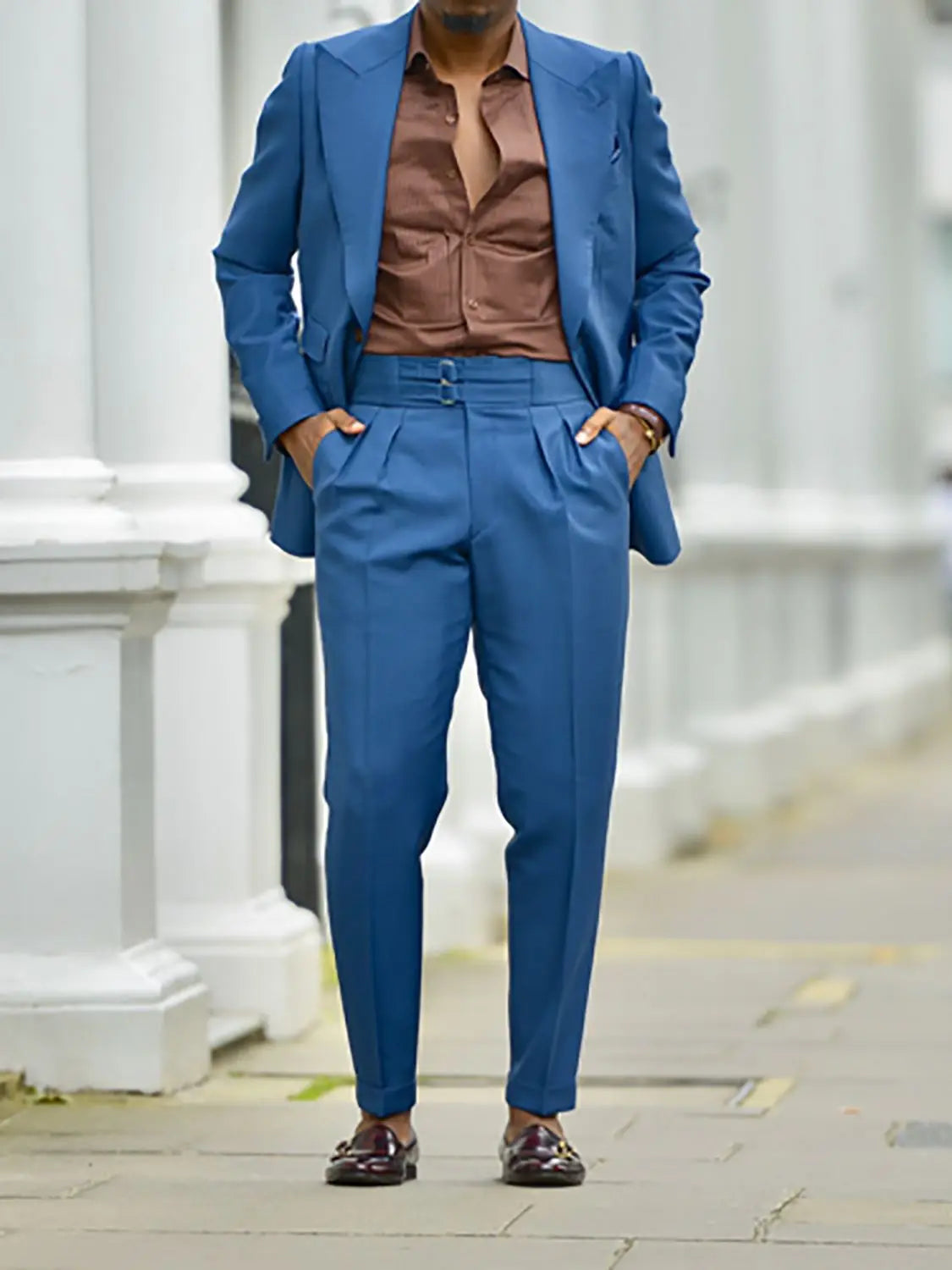 Ensemble 2 pièces veste et pantalon pour homme, tenue de marié tendance, décontractée, pour mariage, affaires, smoking, blazer, pantalon, sur mesure
