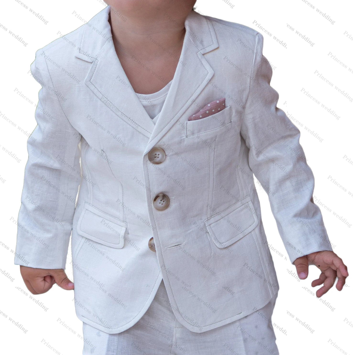 Kid Blazer For Baby Boys Summer Short Dinner Tuxedos For Little Kids Wedding Party Prom Birthday Wear 2 Pieces ( Jacket+Pants)