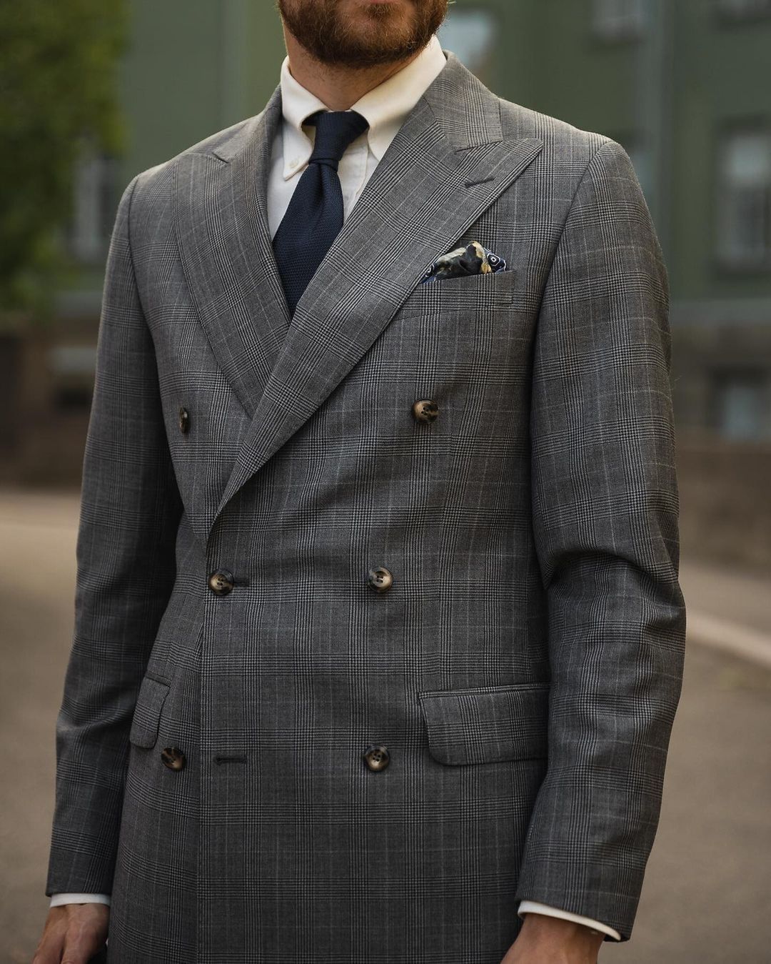 Costume gris pour homme avec deux pièces en treillis, slim, pour mariage, occasion formelle, smoking, veste et pantalon 