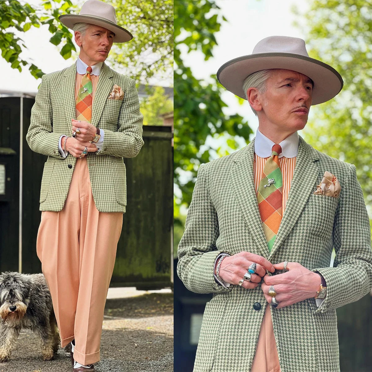 Esmoquin italiano verde para hombre, blazer ajustado, traje de novio personalizado para fiesta de graduación, solo chaqueta