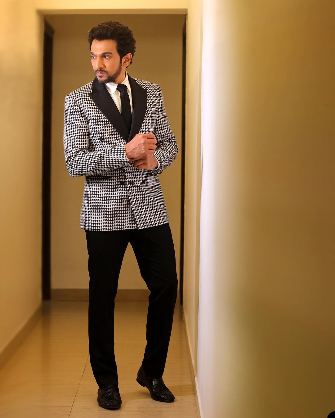 Costume classique à carreaux pour homme, veste croisée sur mesure, une pièce, costume de créateur pour marié, occasion formelle 