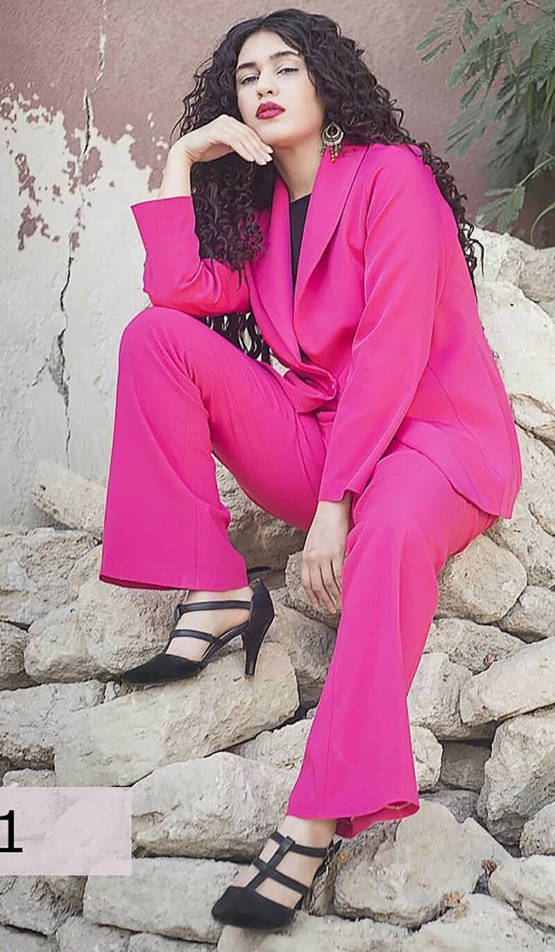 Leisure Loose Women Business Blazer Set Office Lady One Button Mother of the Bride Pants Suits 2 Pieces
