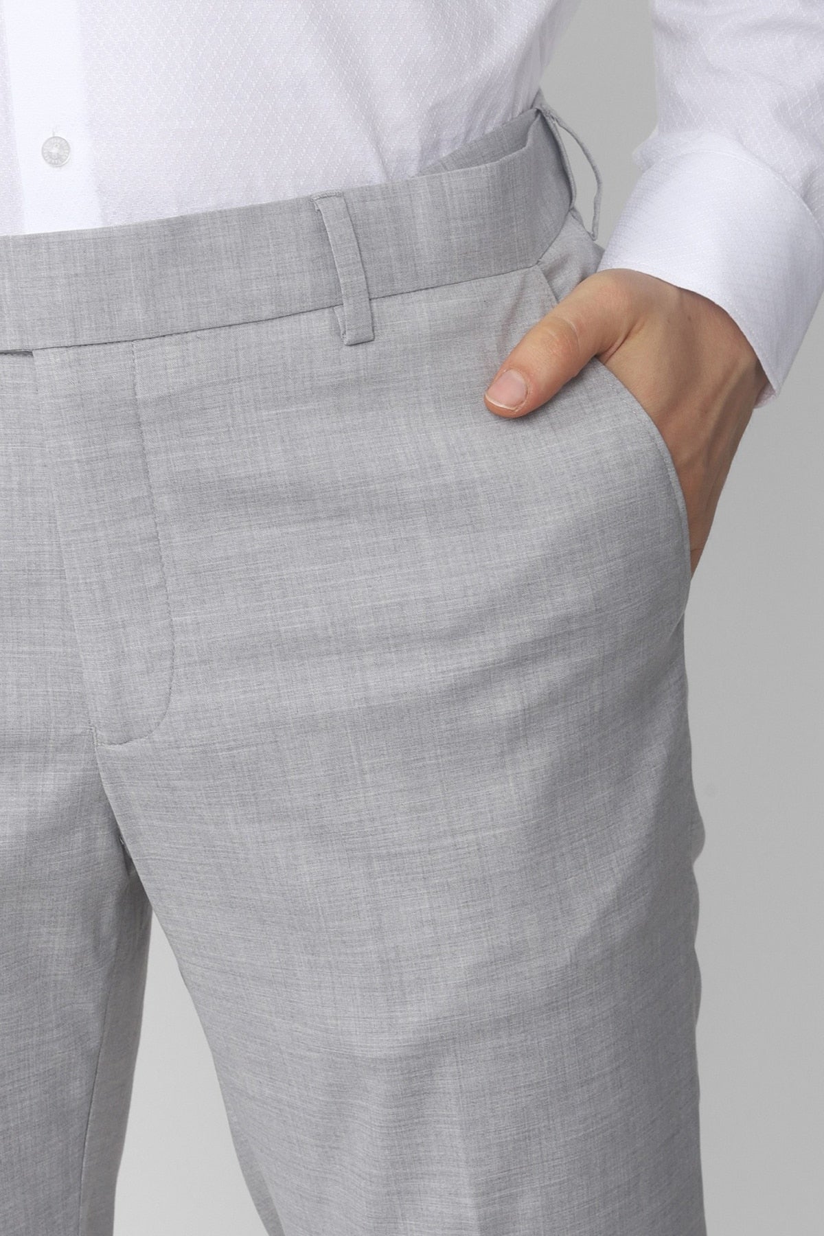 Costume homme gris clair 2 pièces blazer pantalon simple boutonnage revers pointu slim doux affaires moderne mariage marié sur mesure 
