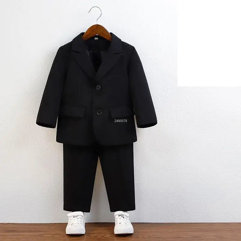 Ensemble de costume formel pour tout-petits garçons, blazer et pantalon, différentes couleurs 