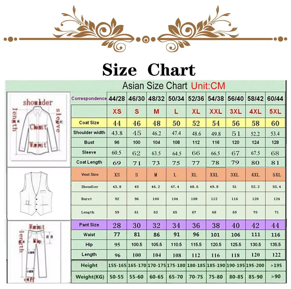 Costumes de luxe pour hommes, costumes de mariage, smokings de marié, blazers de bal, ensembles 2 pièces, vêtements slim pour hommes 