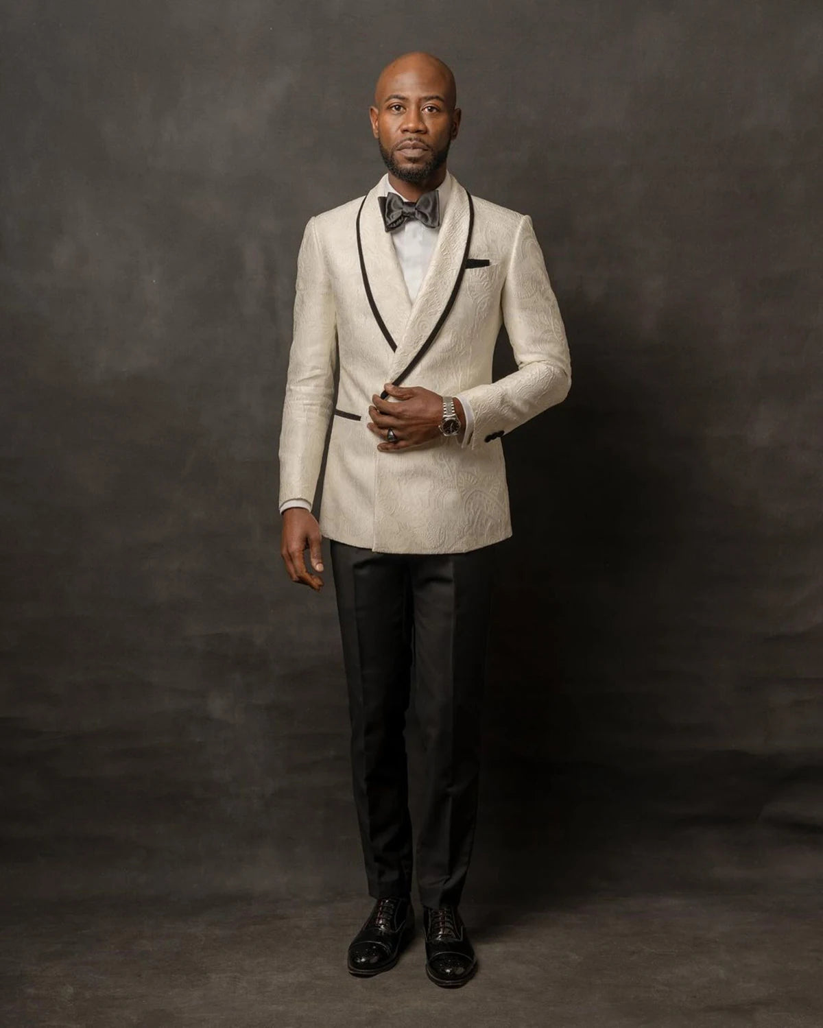 Costumes de mariage de luxe pour hommes, tenue de marié, coupe ajustée, revers châle, smoking, bureau, sur mesure, 2 pièces, veste et pantalon