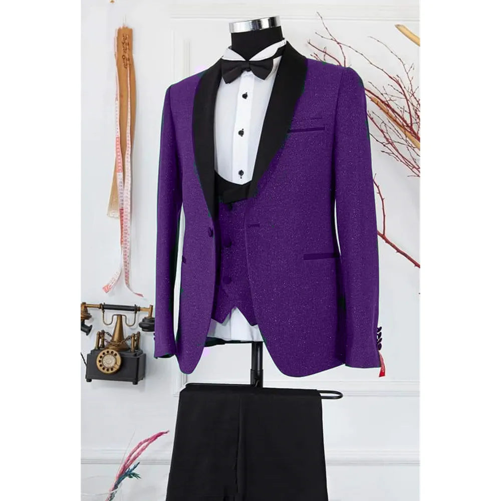 Costume homme 3 pièces, coupe slim, formel, blazer, robe de mariée, tenue de petit ami, style business