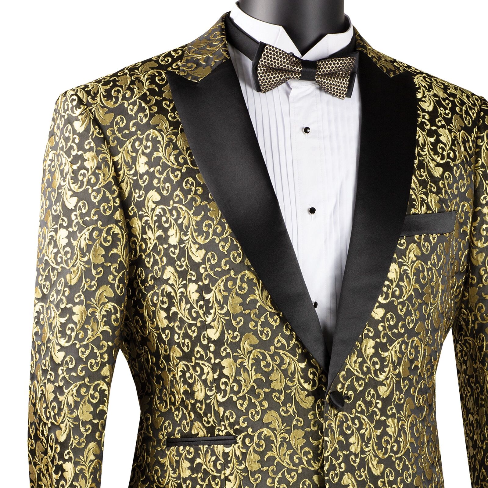 Traje de novio para boda, graduación, fiesta, esmoquin formal de dos botones dorados, 2 piezas, blazer y pantalones, hecho a medida 