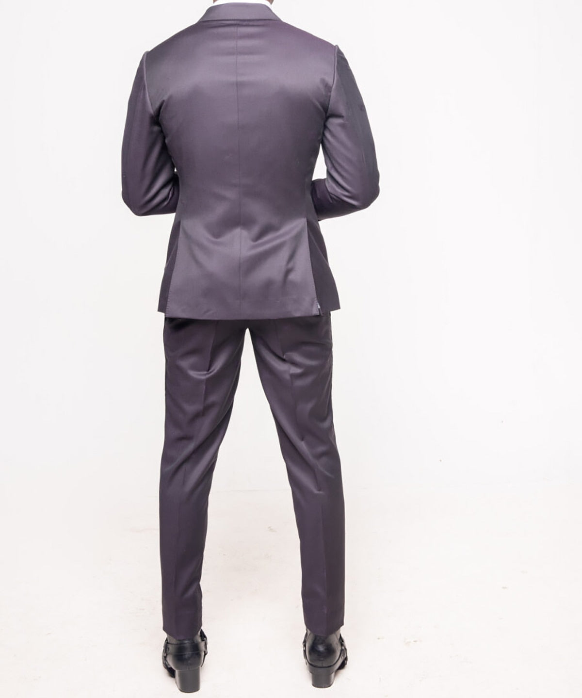 Costume 2 pièces pour homme, blazer et pantalon, revers pointu, un bouton, revers en velours, marié, grande taille, tenue de travail formelle, costume sur mesure pour homme 