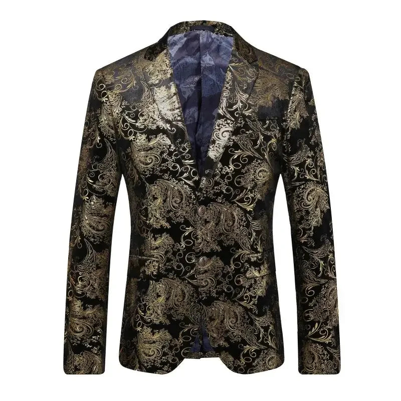 Men's Suit Jacket Trousers 2 Pieces Set Fashion Dress Banquet Wedding Wear Bridegroom Large Size Blazers Coat Pants
