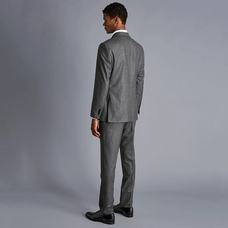 Men's Two Buttons Notch Lapel Suit for Party Prom Business Casual, Two Pieces Jacket&Pants Tuxedo