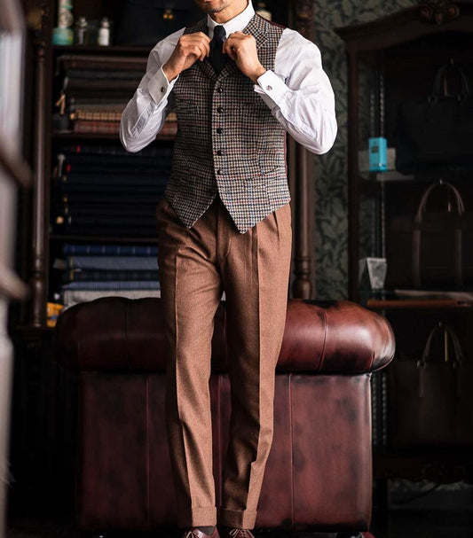 Trajes modernos para hombre, esmoquin de dos piezas, mezcla de lana, chaqueta y chaleco, para bodas, fiestas, cantantes, novios, traje negro. 