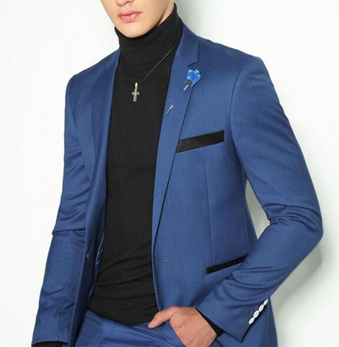 Traje caqui para hombre para boda, 2 piezas (chaqueta, pantalón y corbata), esmoquin informal a medida para graduación, corte entallado. 