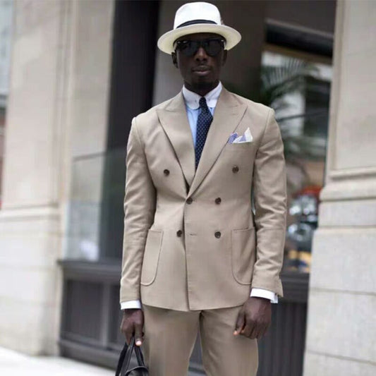 Men Suits For Wedding Evening Dress Business Suit Dinner Suit Party Suit Groom Wear Two Pieces Suit(Jacket+Pants)