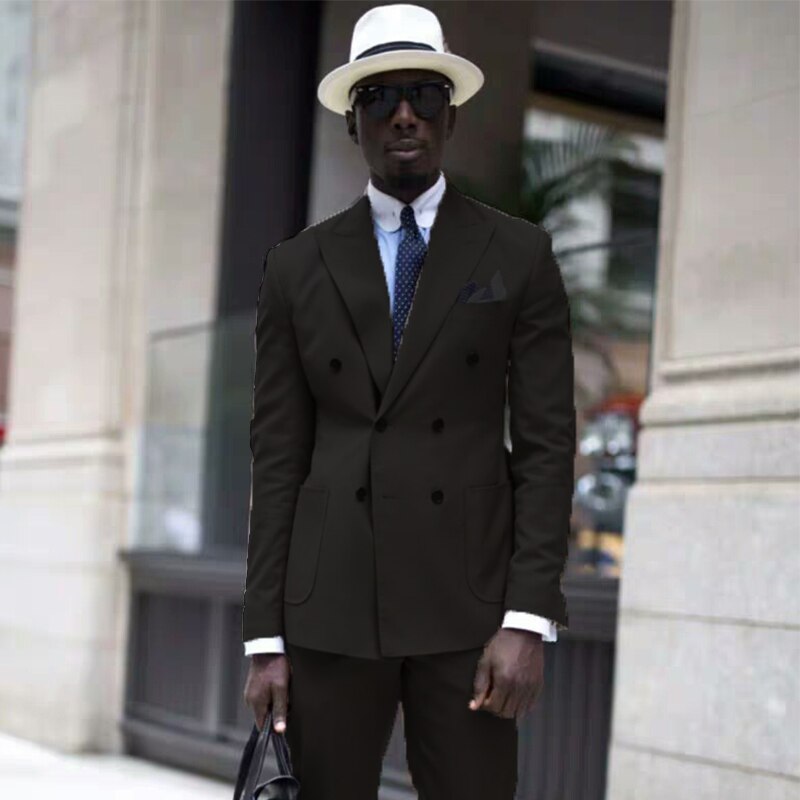 Men Suits For Wedding Evening Dress Business Suit Dinner Suit Party Suit Groom Wear Two Pieces Suit(Jacket+Pants)