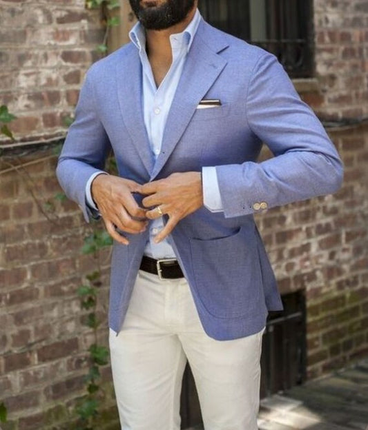 Costume deux pièces pour homme, robe de mariée, robe de bal, costume d'affaires, costume de fête (veste + pantalon) 
