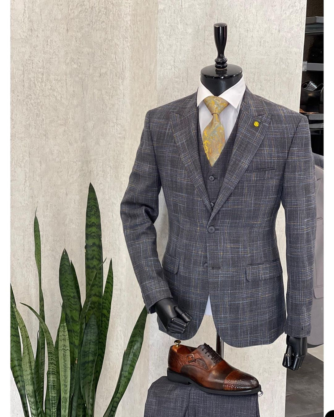 Nouveaux costumes de mariage classiques à rayures pour hommes, col à fermeture, smokings slim fit pour hommes, costume d'occasion de haute qualité fabriqué
