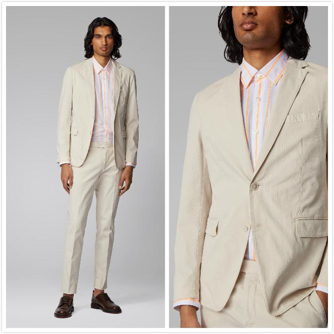 Esmoquin de novio para boda, trajes de novio para hombre, solapa con muesca, dos botones, chaqueta para fiesta de graduación (chaqueta + pantalón) 