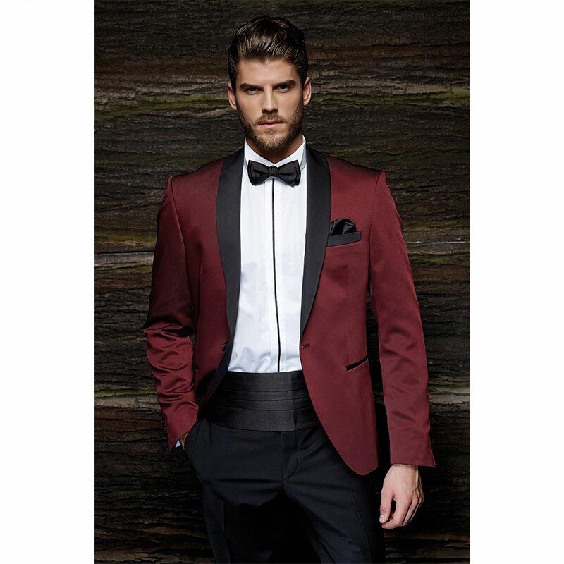 Trajes de hombre para boda, traje de hombre, traje de hombre, 2 piezas (chaqueta + pantalón + corbata), esmoquin de moda, blazer. 