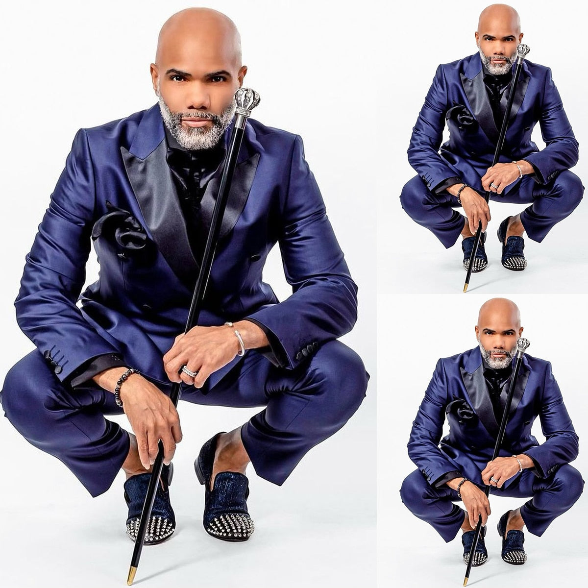Costume homme 2 pièces blazer pantalon croisé revers pointu affaires formel satin mariage marié costume sur mesure homme 