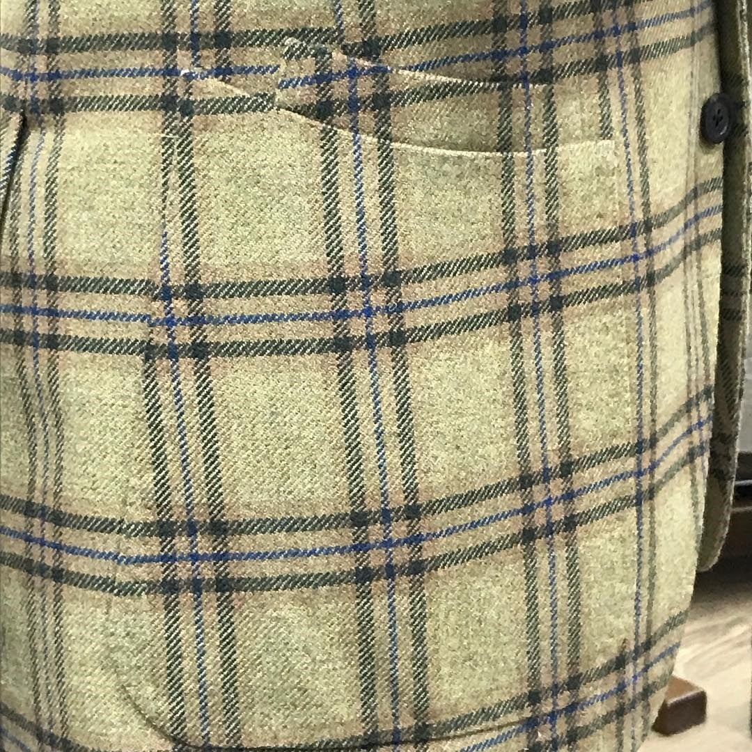 Blazer une pièce vert à carreaux style anglais pour homme, costume formel, mariage, affaires, décontracté, bal, quotidien, sur mesure