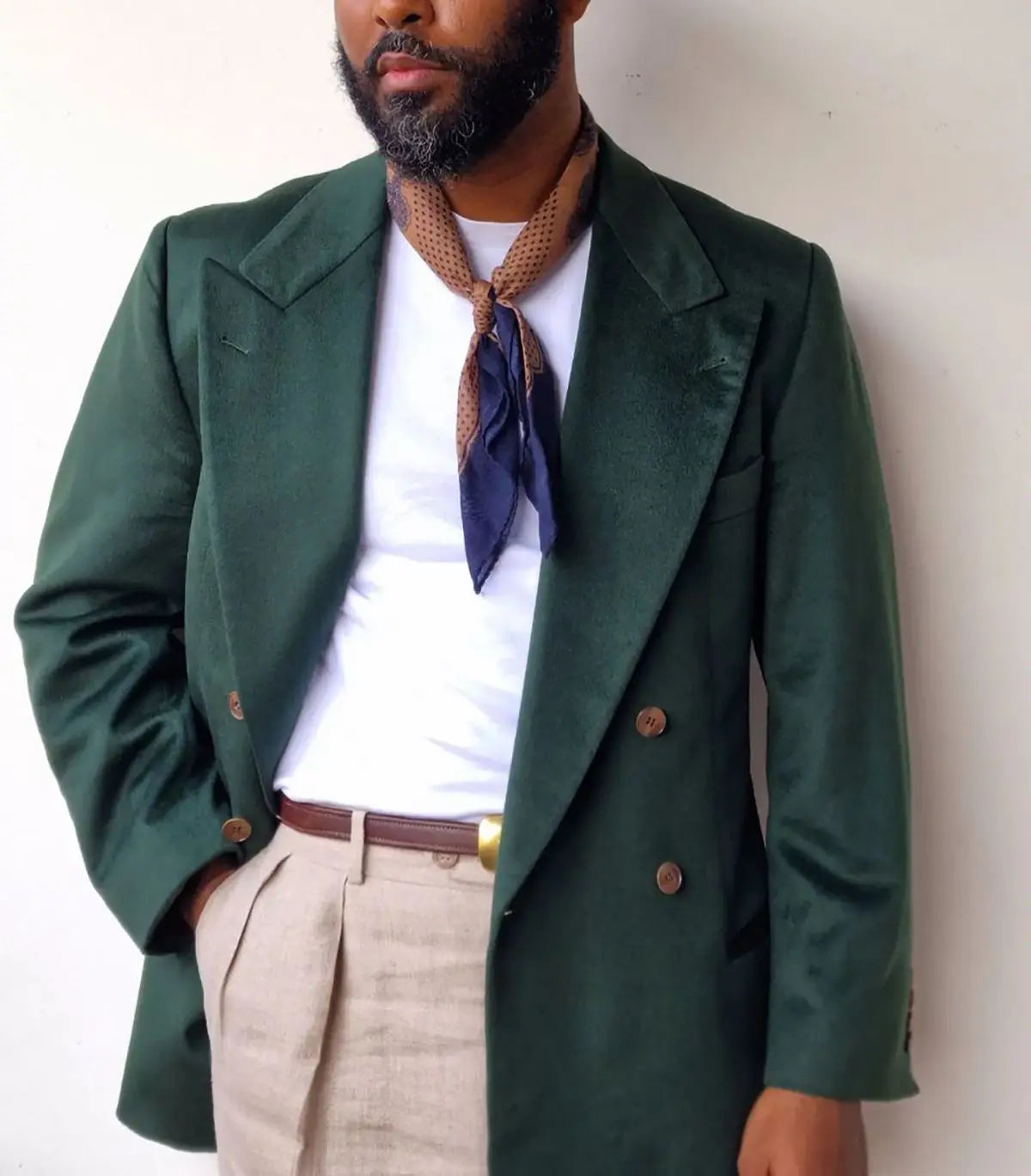 Costume une pièce pour homme, blazer, smoking, croisé, revers larges, pour mariage, marié, affaires, décontracté, bal, sur mesure