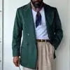 Costume une pièce pour homme, blazer, smoking, croisé, revers larges, pour mariage, marié, affaires, décontracté, bal, sur mesure