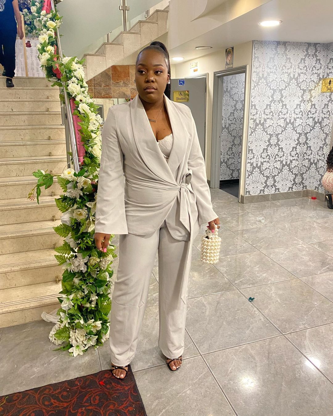 Plus Size Mother Of The Birde Pants Suits Summer Street Celebration Blazer Set Evening Party Prom Wedding Wear 2 Pieces