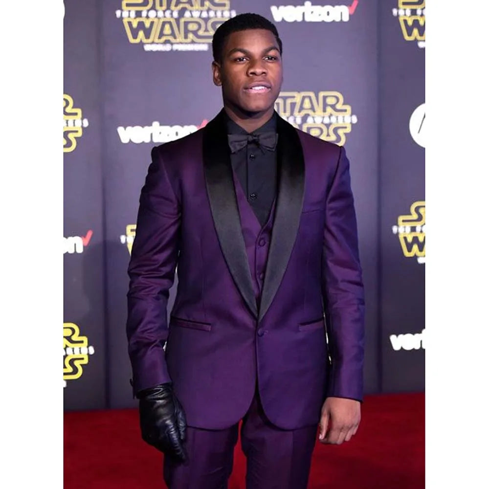 Purple Men Suit Custom 3 Pieces Men Slim Fit Blazer Vest Pants Best Man Wedding Party Dress Suits