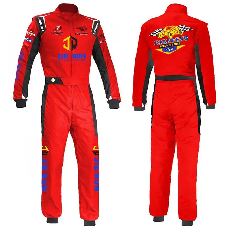 Mono de kart de carreras colorido, impermeable, traje de entrenamiento ATV para carreras de karts todoterreno