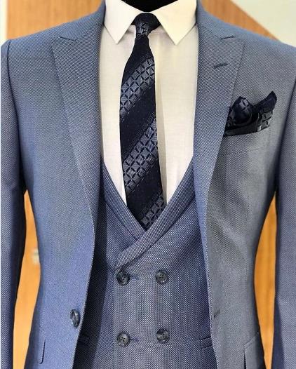 Tuxedos Men Suits Formal Business Men Wedding Groom Suits Tuxedo Costumes De Pour Hommes (Jacket+Pants+Tie+Vest)
